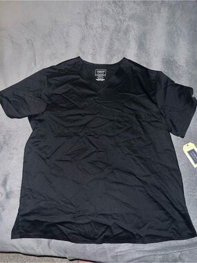 Cherokee Unisex Black V-Neck Scrub Top
